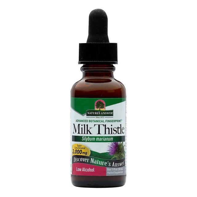 Nature's answer - milk thistle extract liquid, 1 oz on Productcaster.