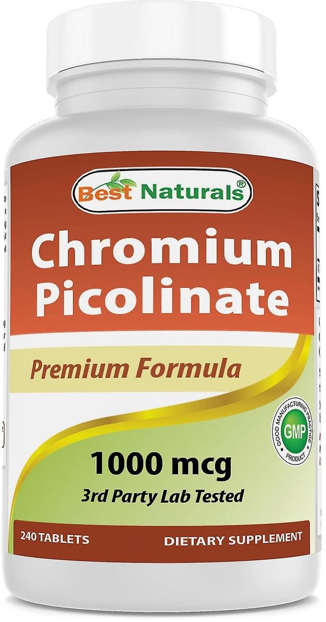 Beste natuurlijke chroompicolinaat 1000 mcg 240 tabletten on Productcaster.