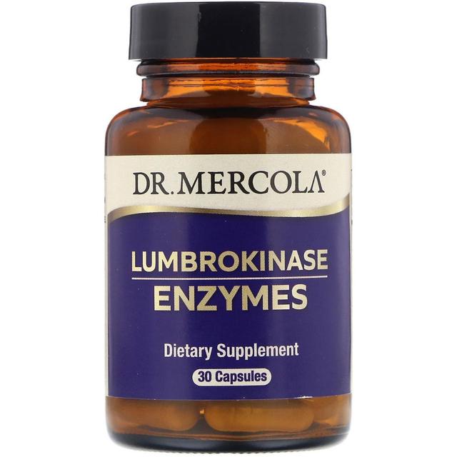 Dr. Mercola, Lumbrokinase Enzymes, 30 Capsules on Productcaster.