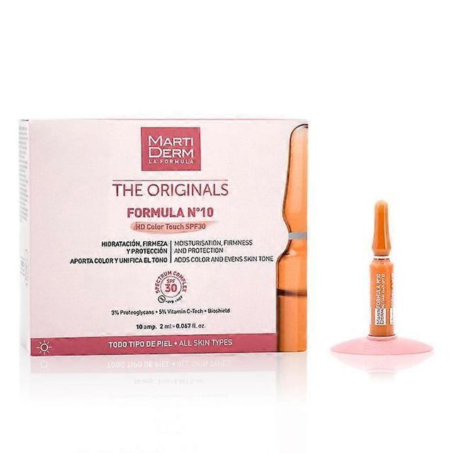 Martiderm ampoules formula no10 spf 30 with colour 30u on Productcaster.