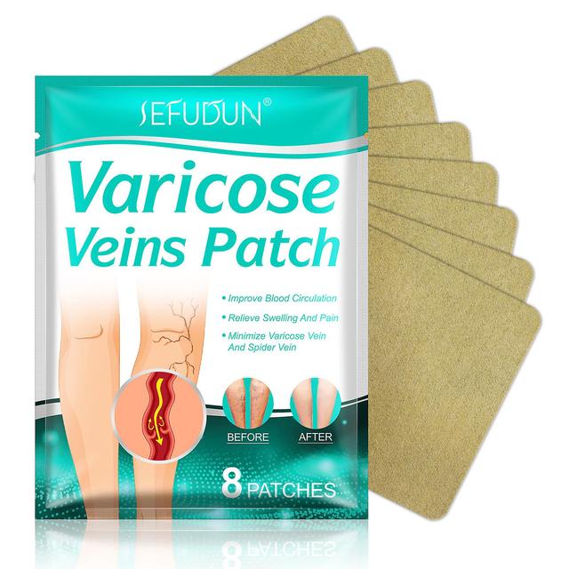 Vein Plaster Red Blood Silk Repair Earthworm Leg Green Tendon Bulge Relieve Pain Safflower Cream Qu Posted 8 Pieces on Productcaster.