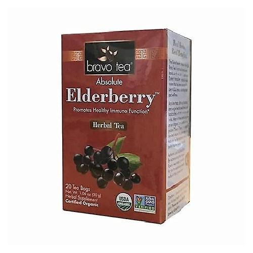 Bravo Tea & Herbs Organic Tea Elderberry, 20 Bags (Pack of 1) on Productcaster.