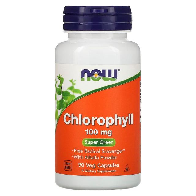 NOW Foods, Chlorophyll, 100 mg, 90 Veg Capsules on Productcaster.