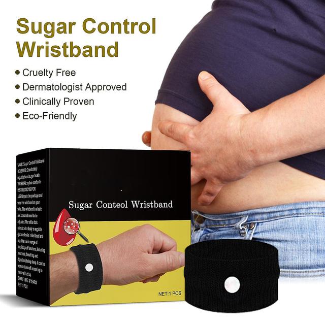 Exwo Sugar Control Wristband, Sugar Control Wristband, Regulate Glucose Levels Naturally And Comfortably, Sugar Control Wristband 2pcs on Productcaster.