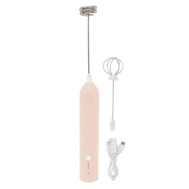 Small Household Egg Beater Mini Multifunctional Blender Handheld Electric Stirrer Foam Maker Whisk Cordless Milk Coffee Foamer Apricot on Productcaster.