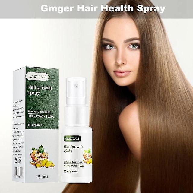 Professional Ginger Anti Hair Loss Growth Spray Essential Oil Liquid Care Products Regrowth_Jan on Productcaster.