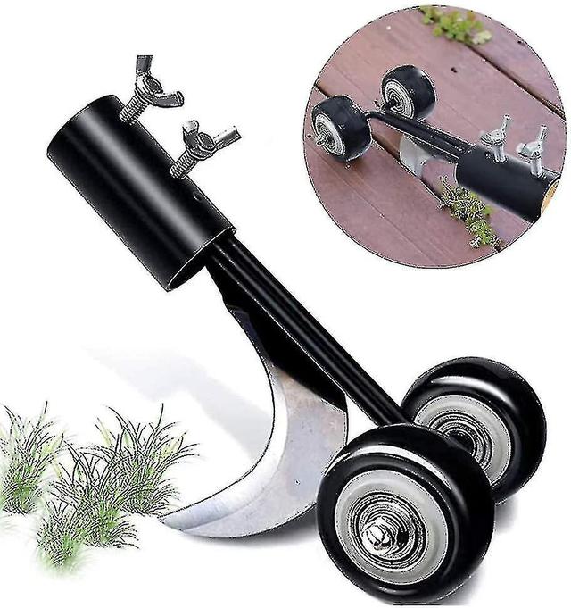 Wheeled Weed Removal Tools Manual Crevice Weed Puller Garden Weed Snatcher Lawn Edger on Productcaster.