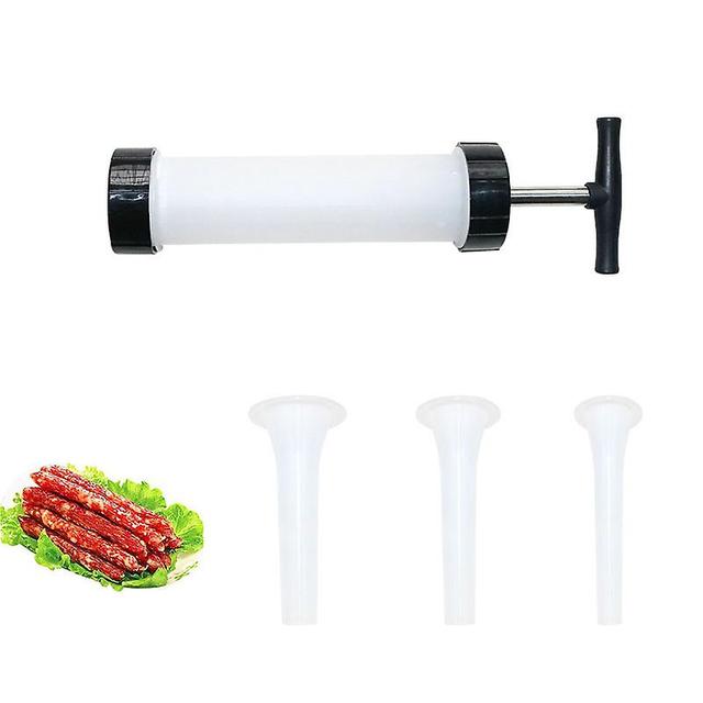 Jsbyyz-l1 Manual Sausage Filler Meat Filling Funnel Tube Home Enema Funnel 2 on Productcaster.