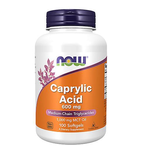 Now Foods Caprylsäure, 600 mg, 100 Softgels (4er-Packung) on Productcaster.