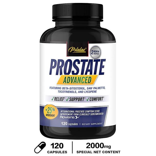 Visgaler Prostate Progress Capsules Contain Saw Palmetto To Reduce Bathroom Trips, Relieve Bladder And Urination Men's Health Supplement 120 Capsules on Productcaster.