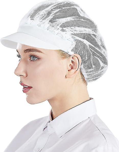 Jxlgv Lot De 3 Brets De Chef En Maille Blanc, Chapeaux De Cuisine Unisexes Avec Maille, Travail Adapt Pour Atelier, Usine, Cuisine, Restauration, ... on Productcaster.