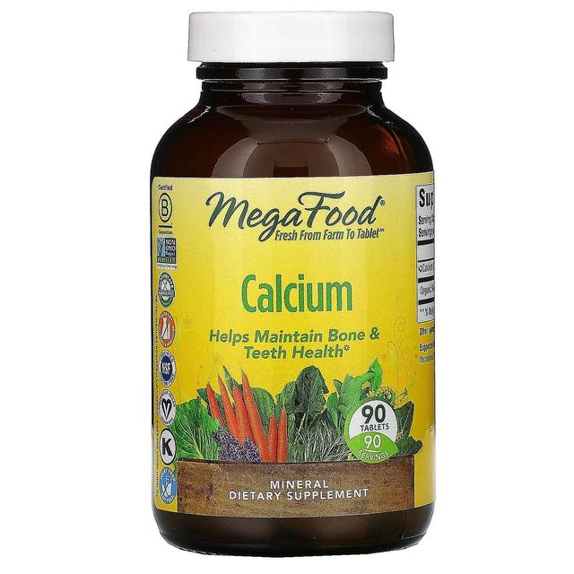 MegaFood, Calcium, 90 Tablets on Productcaster.