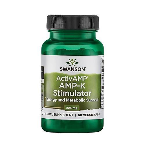 Swanson Ultra ActivAMP AMP-K Stimulátor 60 rastlinných kapsúl po 225mg on Productcaster.