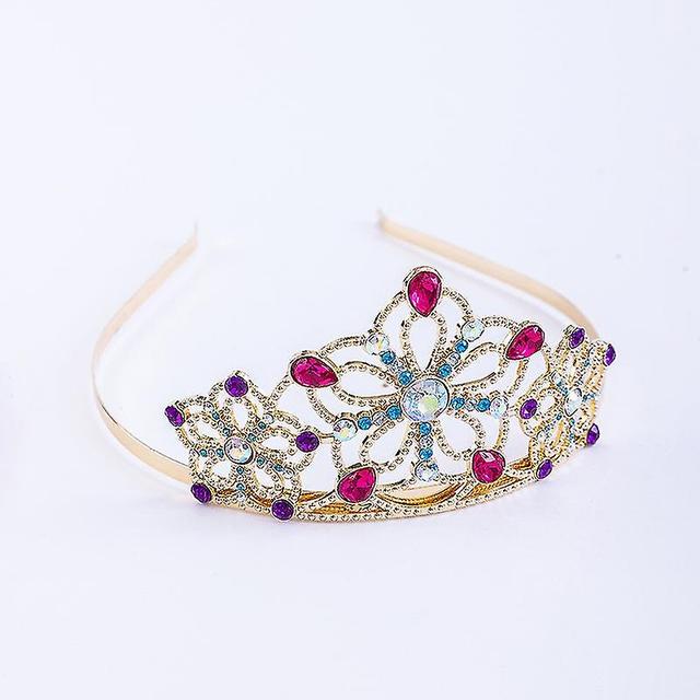 Diadme Royal, Accessoires Pour Cheveux, Bandeau En Diamant D'Eau De Mariage, Galvanoplastie, Couronn on Productcaster.