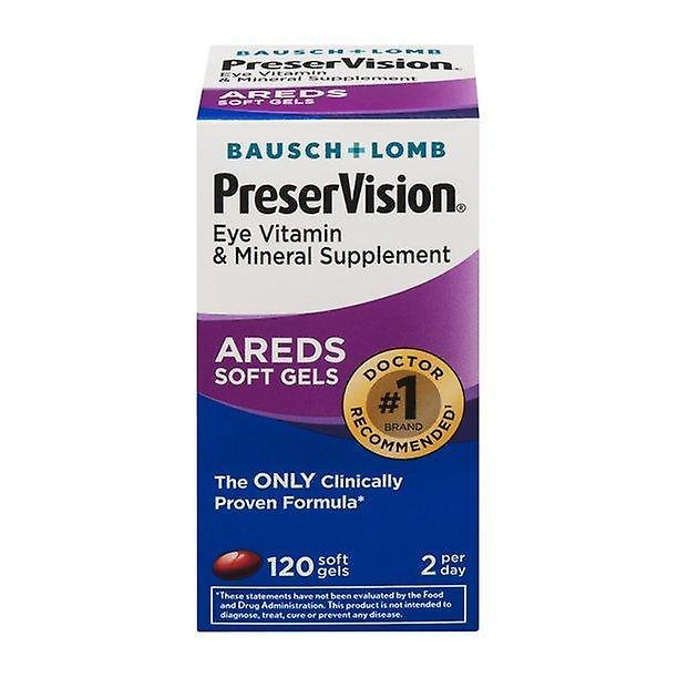 Bausch + Lomb Bausch & lomb preservision eye vitamin & mineral supplement, 120 ct soft gels on Productcaster.