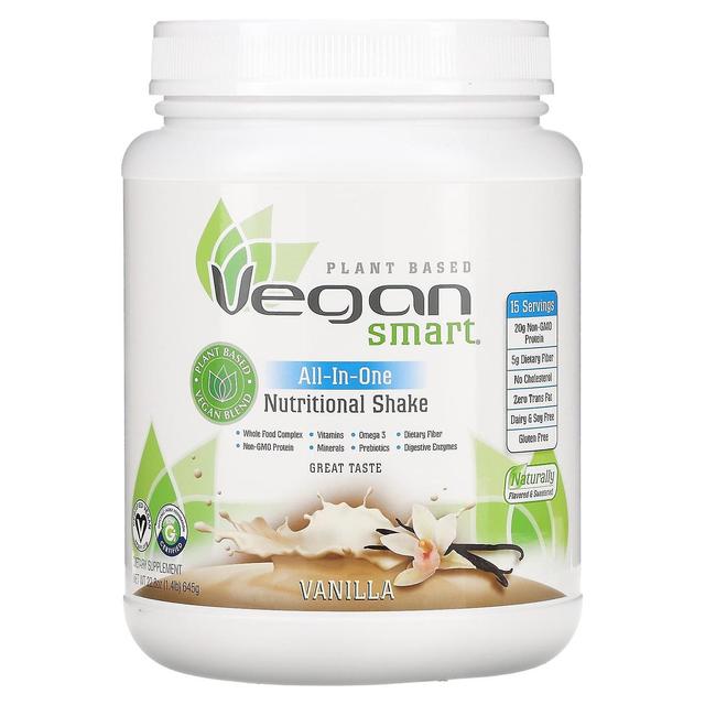 VeganSmart, All-In-One Nutritional Shake, Vanilla, 1.4 lbs (645 g) on Productcaster.