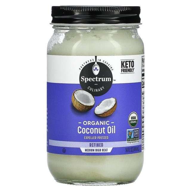 Spectrum Culinary, Organic Coconut Oil, Refined, 14 fl oz (414 ml) on Productcaster.