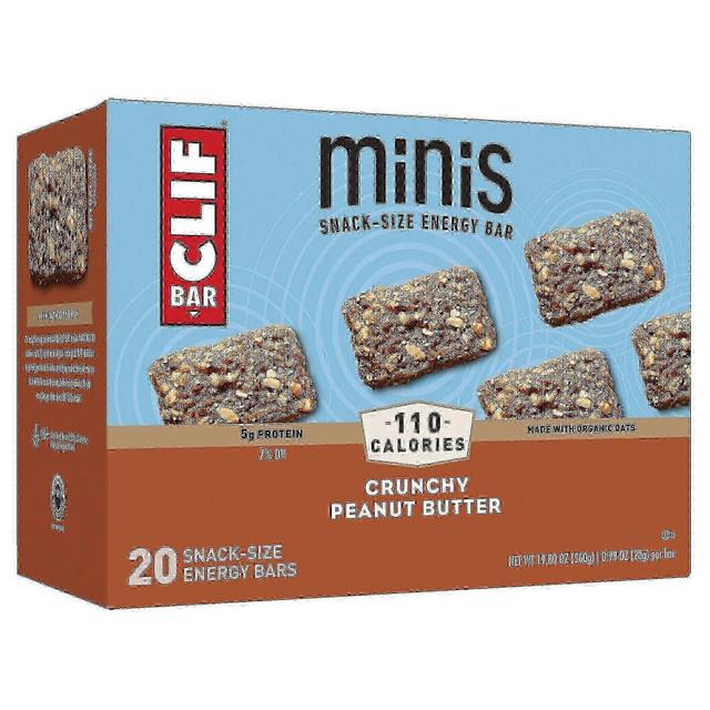 Clif bar knasende peanøttsmør energi bar minis, 20 ea on Productcaster.