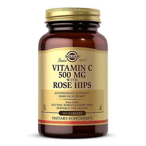 Solgar Vitamin C,500 mg,with Rose Hips 100 Tabs (Pack of 4) on Productcaster.