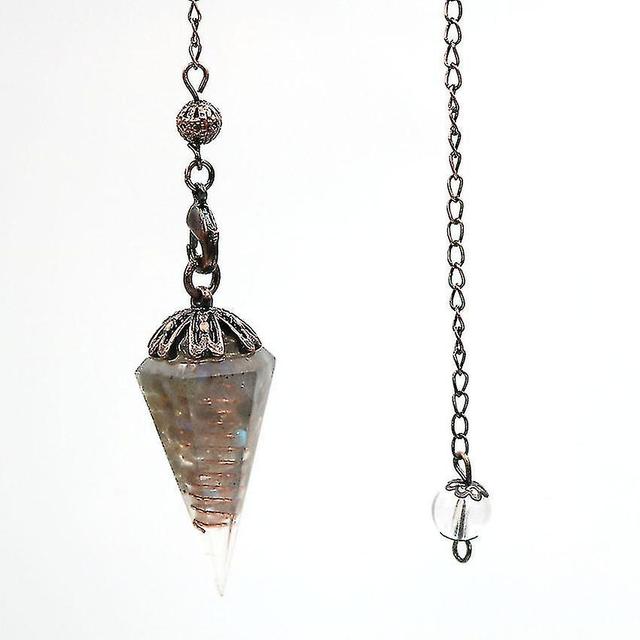 Crystal Aquamarine Energy Pendulum For Divination Flash stone on Productcaster.