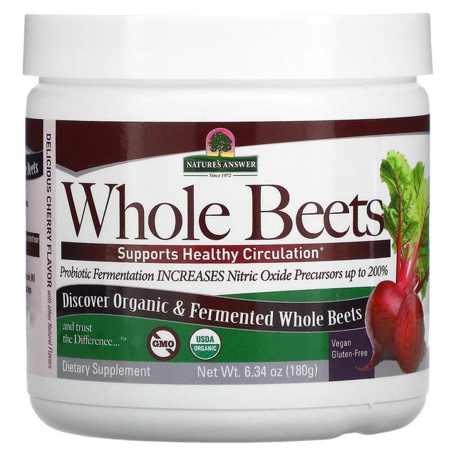 Nature's Answer, Whole Beets, 6.34 oz (180 g) on Productcaster.