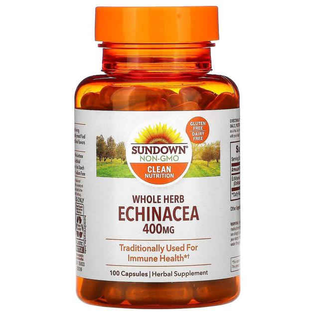 Sundown Naturals, Whole Herb Echinacea, 400 mg, 100 Capsules on Productcaster.