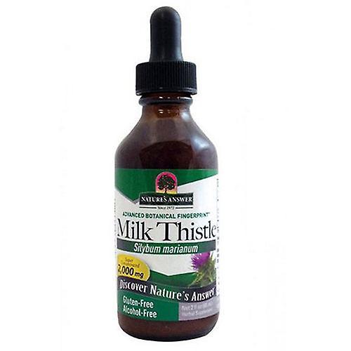 Nature's Answer Milk Thistle Seed, Alcohol Free 2 Oz (Pacote de 1) on Productcaster.