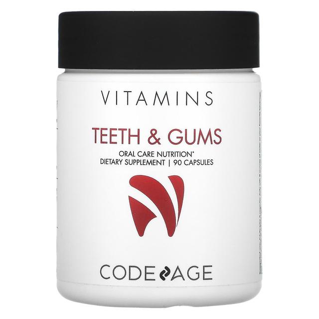 Codeage, Vitaminas, Dentes e Gengivas, Nutrição para Higiene Oral, 90 Cápsulas on Productcaster.