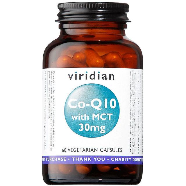 Viridian co-q10 mct 30mg: n kanssa 60's on Productcaster.