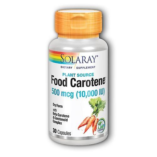 Solaray Food Carotene,10,000 IU,30 Caps (Pack of 2) on Productcaster.