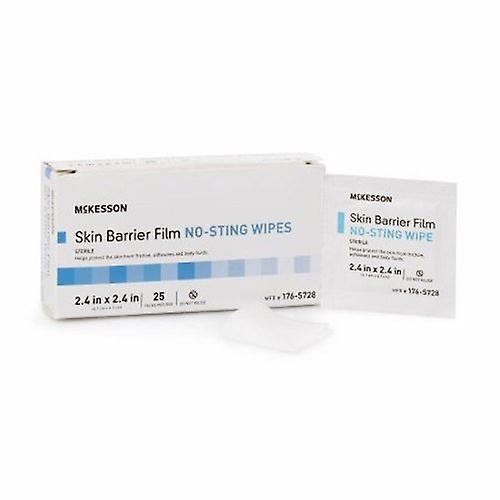 McKesson Skin Barrier Wipe Individual Packet 2 - 2/5 X 2 - 2/5 Inch Sterile, Count of 2500 (Pack of 1) on Productcaster.