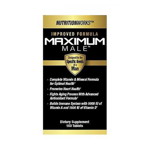 NutritionWorks Maximum Male, 100 Tabs (1er Pack) on Productcaster.