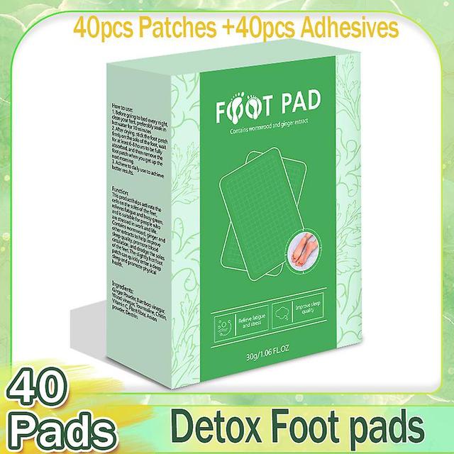 Absinthe Wooden Foot Patch To Help Sleep, Stimulates Energy, Eliminates Odors 40pcs Foot Pads on Productcaster.