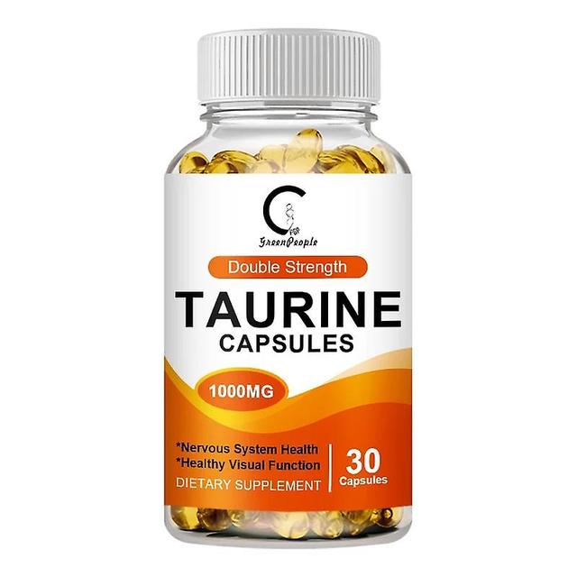 Eccpp Taurine Capsule For Antioxidant,brain & Heart Health - Amino Acid Supplement Support A Calm, Relaxed Mood 30 pcs on Productcaster.