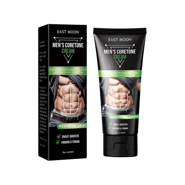 East Moon Men's Abdominal Cream Enhances Muscle Lines During Exercise, Sweats, Tightens and Firms Ab on Productcaster.