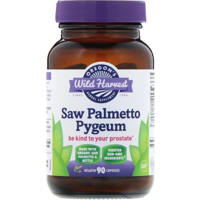 Oregon's Wild Harvest, Saw Palmetto Pygeum, 90 Gelatin Capsules on Productcaster.