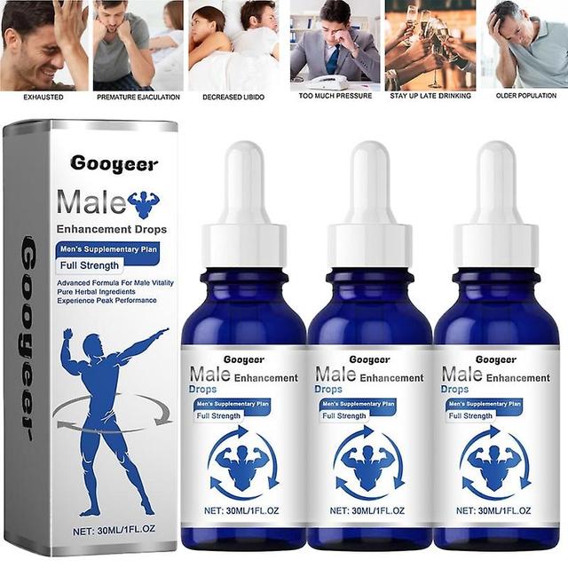 Suplemento de mejora masculina - 1-3 botellas de gotas secretas para hombres fuertes 3Bottle on Productcaster.