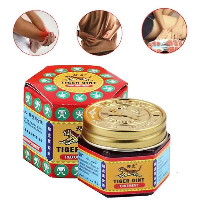 3x Red White Tiger Balm Ointment Thailand Painkiller Cream Muscle Pain Relief Plaster Soothe Itch Essential Cool Oil - HD on Productcaster.