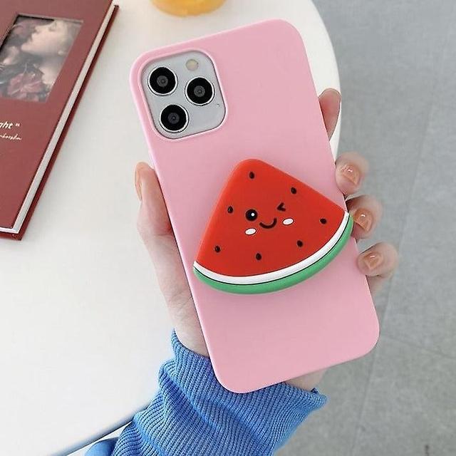 DeliaWinterfel Fruit Avocado, Orange, Strawberry, Peach Cover For Xiaomi Dark pink Watermelon For Redmi Note 10S on Productcaster.