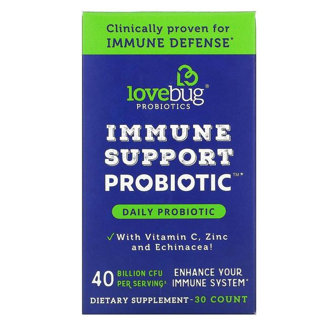 LoveBug Probiotics, Immune Support Probiotic, Daily Probiotic, 40 Billion CFU, 30 Count on Productcaster.