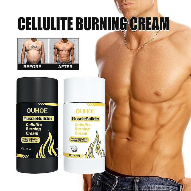 1/2stk Muscle Builder Cream Abdominal Styrkelse Workout Svedforstærker Fedtforbrænding Opstrammende toning til kvinder Mænd Miss 1pcs on Productcaster.