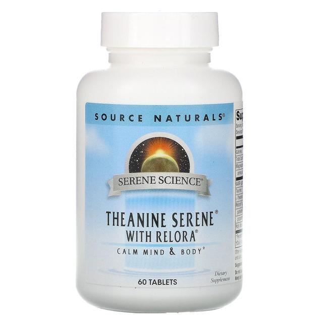 Source Naturals, Serene Science, Theanine Serene with Relora, 60 Tablets on Productcaster.