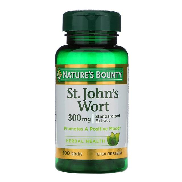 Natures Bounty Nature's Bounty, St. John's Wort, 300 mg, 100 Kapsler on Productcaster.