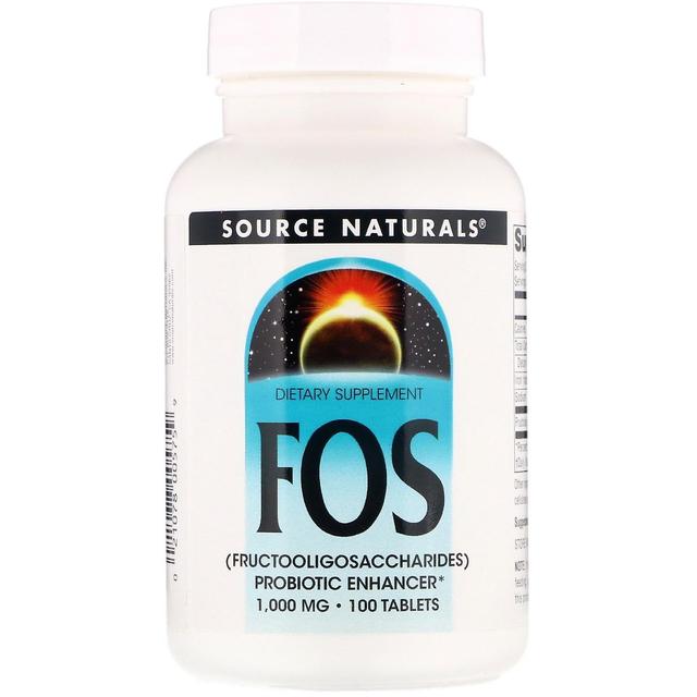 Source Naturals, FOS, 1,000 mg, 100 Tablets on Productcaster.