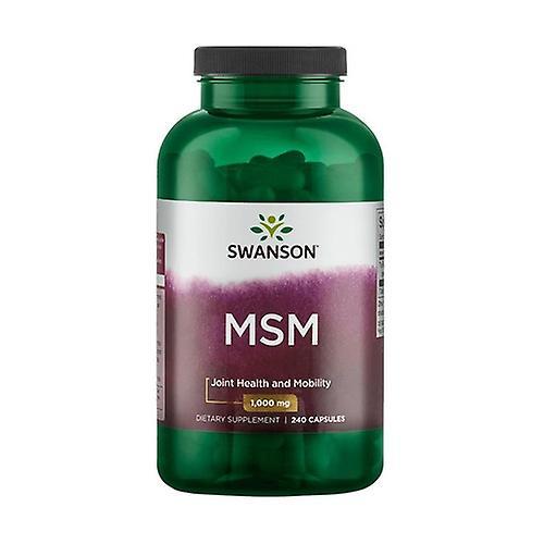 Swanson Ultra MSM 240 capsules of 1000mg on Productcaster.