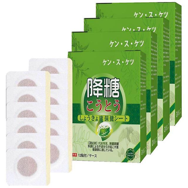 4bags Lower Blood Sugar Sticker Increase Insulin Diabetes Treatment Sooth Relieve Physical Discomfort Reduce Fatigue Sugar down Patch on Productcaster.