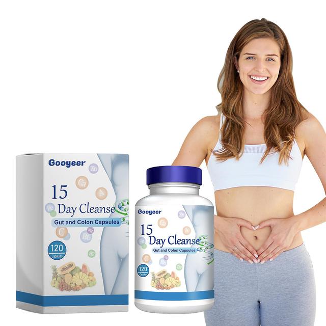 Zjrui 15 Day Gut Cleanse - Gut and Colon Support,15 Day Cleanse,Pastillas De Los 15 Dias para Limpiar El Colon,15 Days Gut Cleanse 1 Bottle 120Pcs on Productcaster.