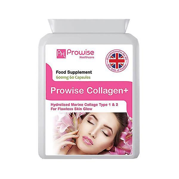 Prowise Healthcare Collagen Pure Marine Collagen 1200mg 60 Capsules | Made In UK by Prowise on Productcaster.