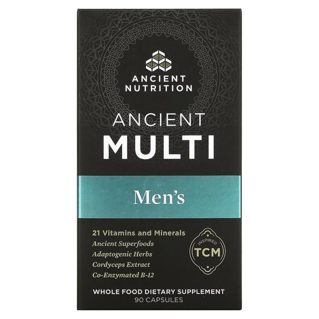 Dr. Axe / Ancient Nutrition, Ancient Multi, Men's, 90 kapslar on Productcaster.