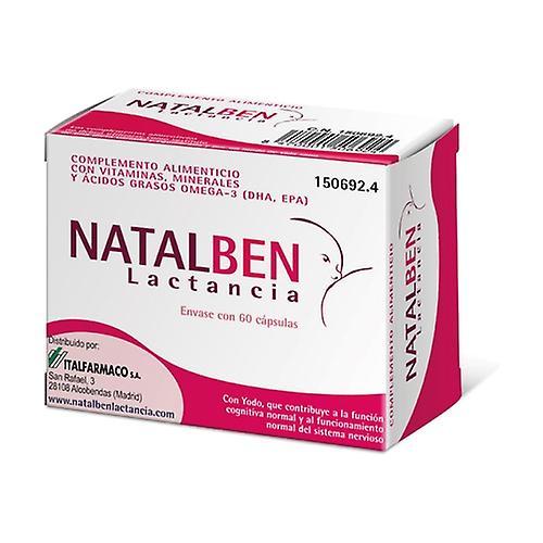 Italfarmaco Natalben Breastfeeding 60 capsules on Productcaster.